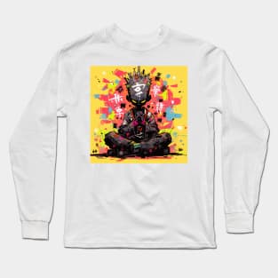 Mystical Doodle Meditator Long Sleeve T-Shirt